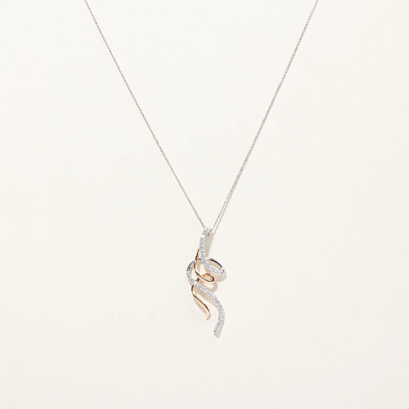 Diamond Journey Pendant Necklace | 0.30ctw | 18"|