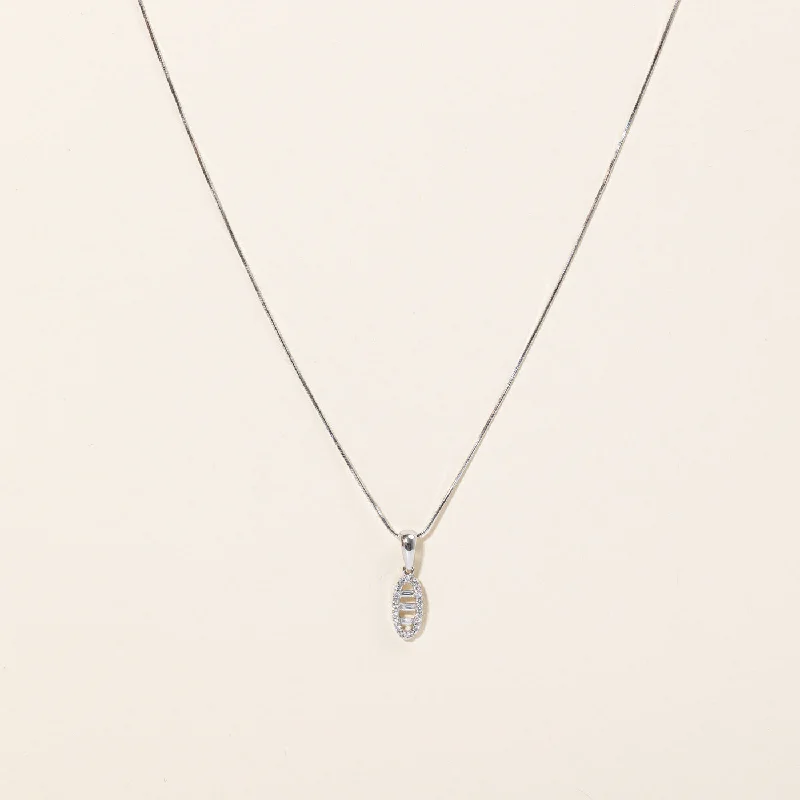 Diamond Pendant & Necklace | 0.21ctw | 18" |