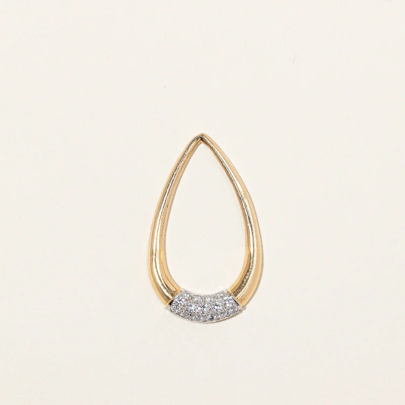 Diamond Teardrop Pendant | 0.60ctw |