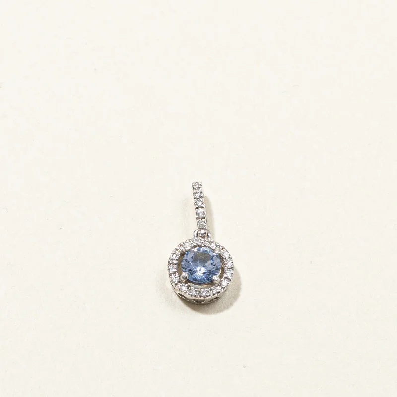 Sapphire & Diamond Pendant | 0.28ct | 0.04ctw |