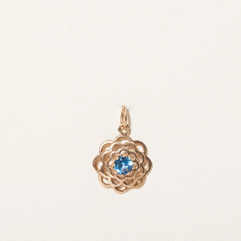 Synthetic Blue Spinel Pendant | 0.33ct |