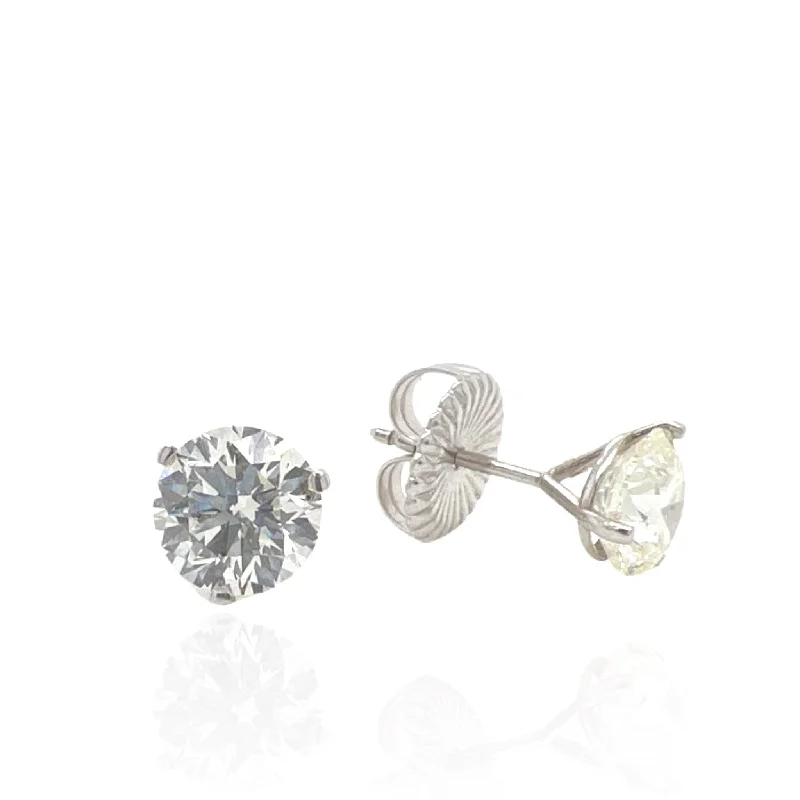 14 Karat White Gold 3.00 cttw Heritage Collection Diamond Studs