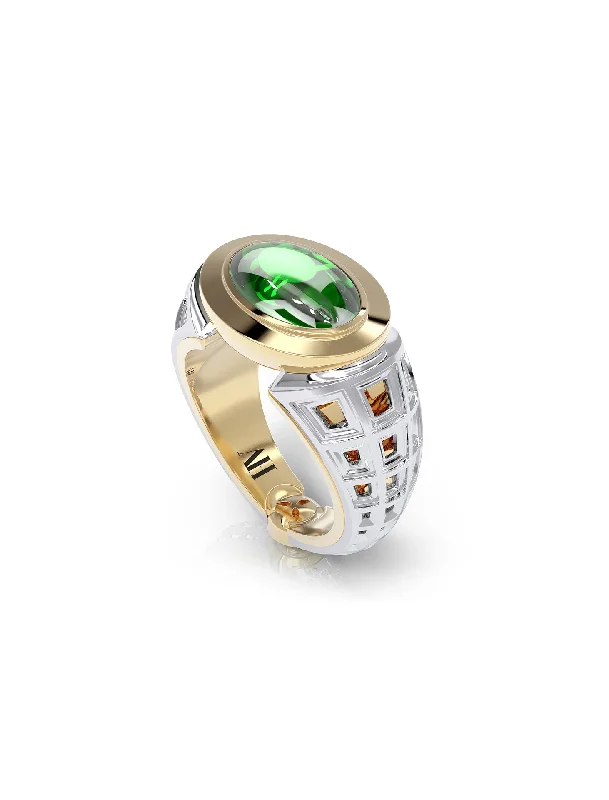 The Dreamer, 18K Gold + Tsavorite Ring