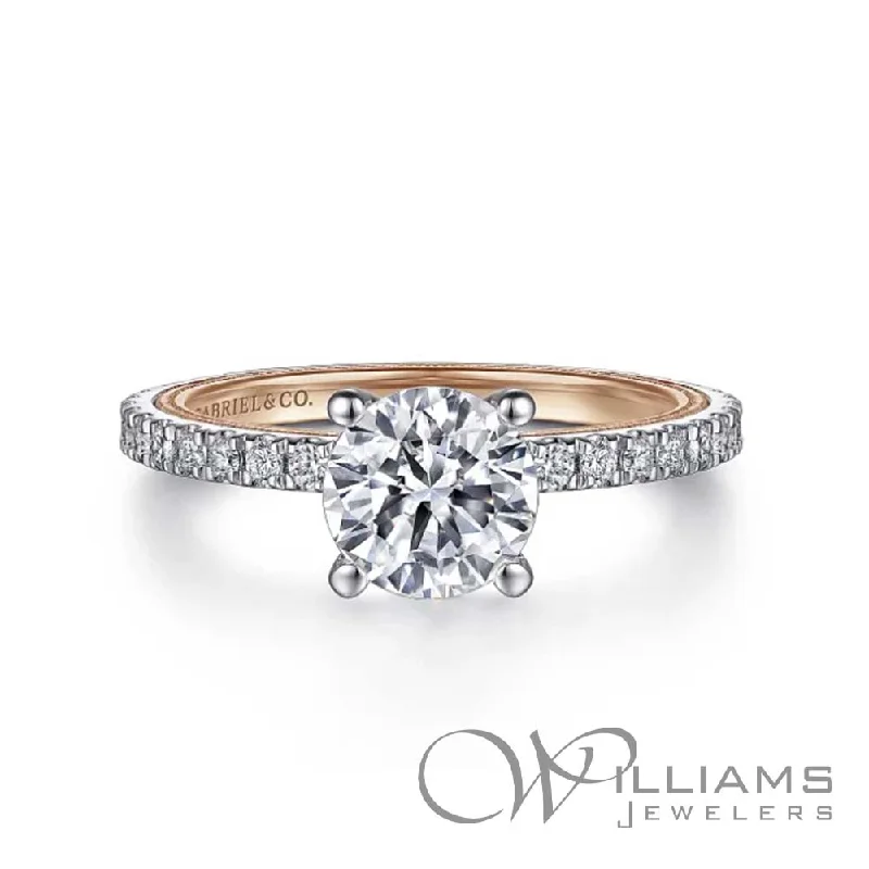 Gabriel & Co. Classics 14 Karat Diamond Engagement Ring