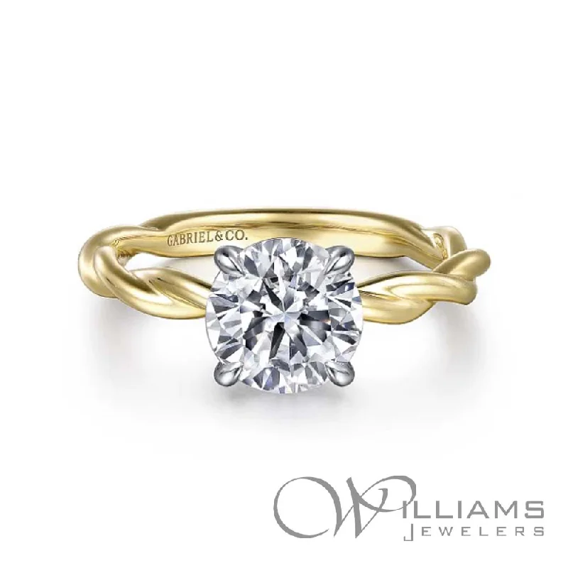 Gabriel & Co. Classics 14 Karat Diamond Engagement Ring