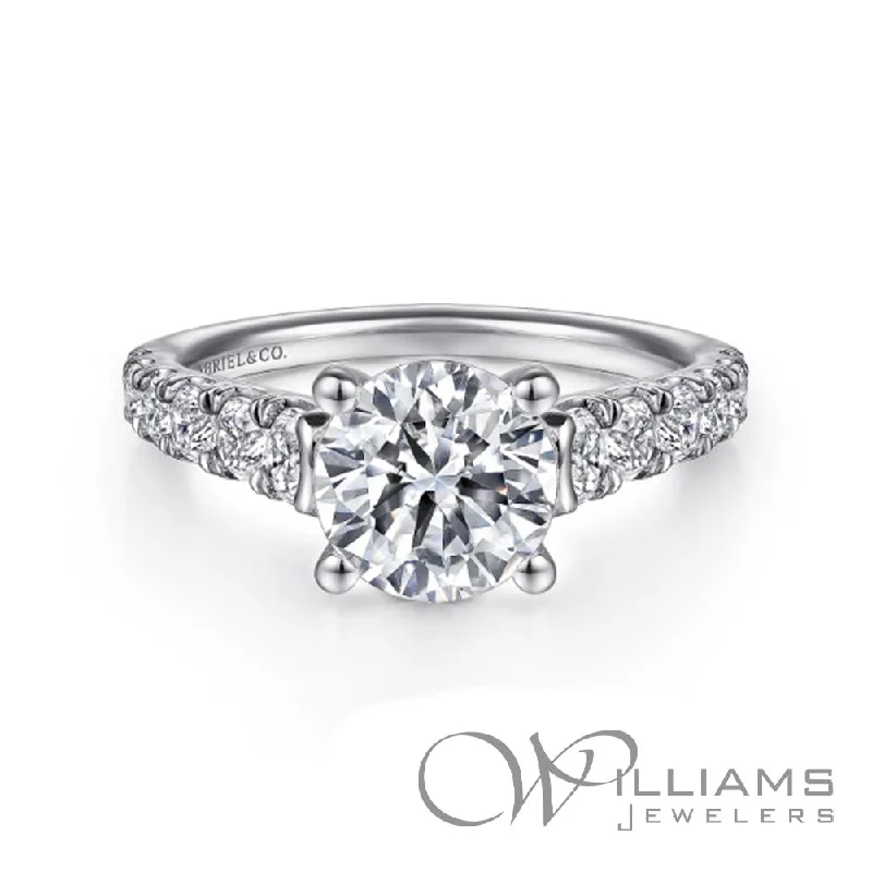 Gabriel & Co. Classics 14 Karat Diamond Engagement Ring