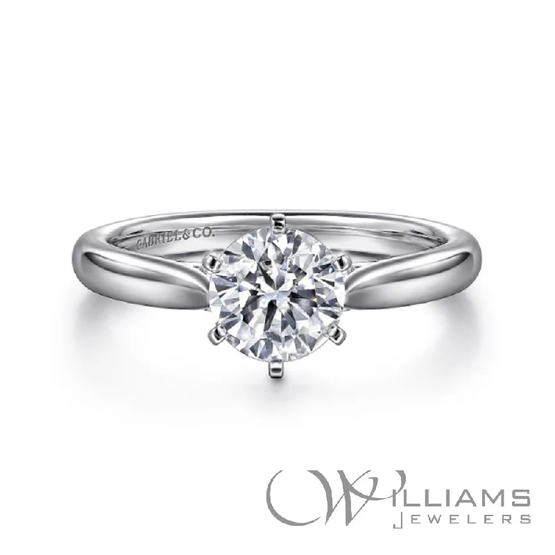 Gabriel & Co. Classics 14 Karat Diamond Engagement Ring