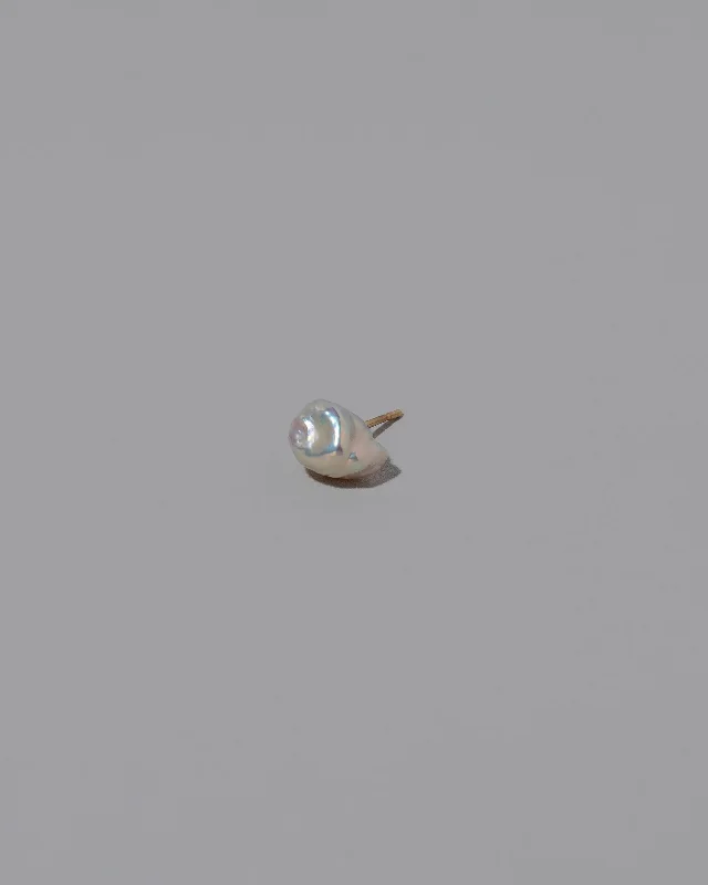 Lagniappe Pearl Stud Earring Single - Natural