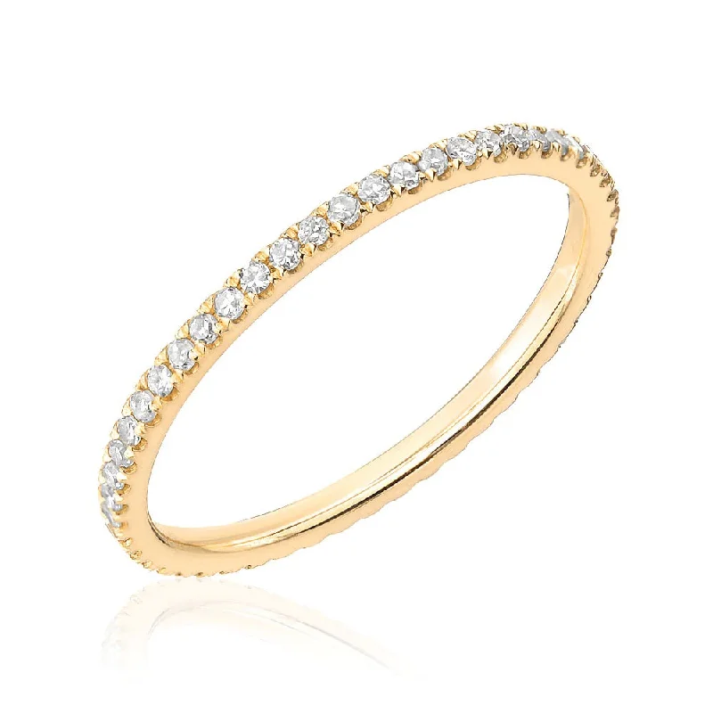 Pave Diamond Eternity Band