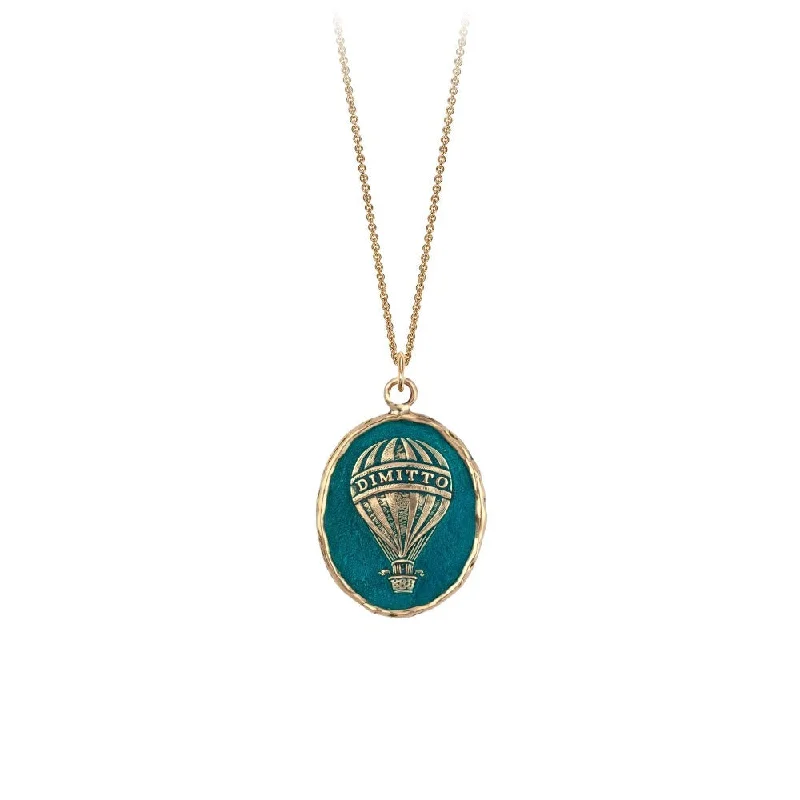 14k Gold Let Go Of Fear Talisman - True Colors