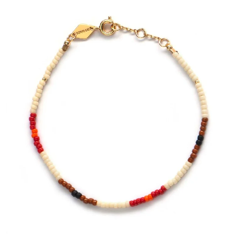 Fun Scarlet Isabel Gold Plated Bracelet w. Beads