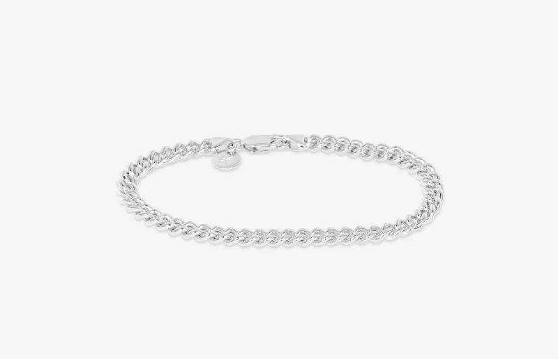 IX Leo Silver Bracelet