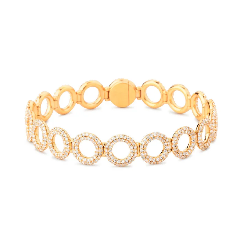 Matiné 18K Gold Bracelet w. 752 Diamonds