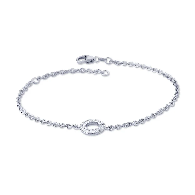 Matiné 18K Whitegold Bracelet w. 42 Diamonds