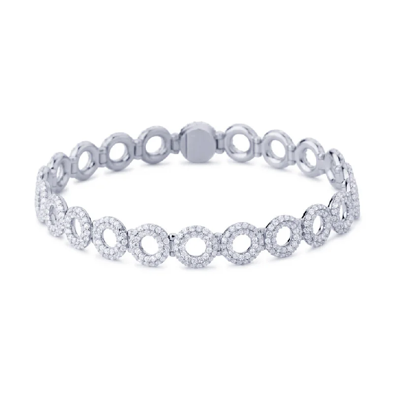 Matiné 18K Whitegold Bracelet w. 677 Diamonds