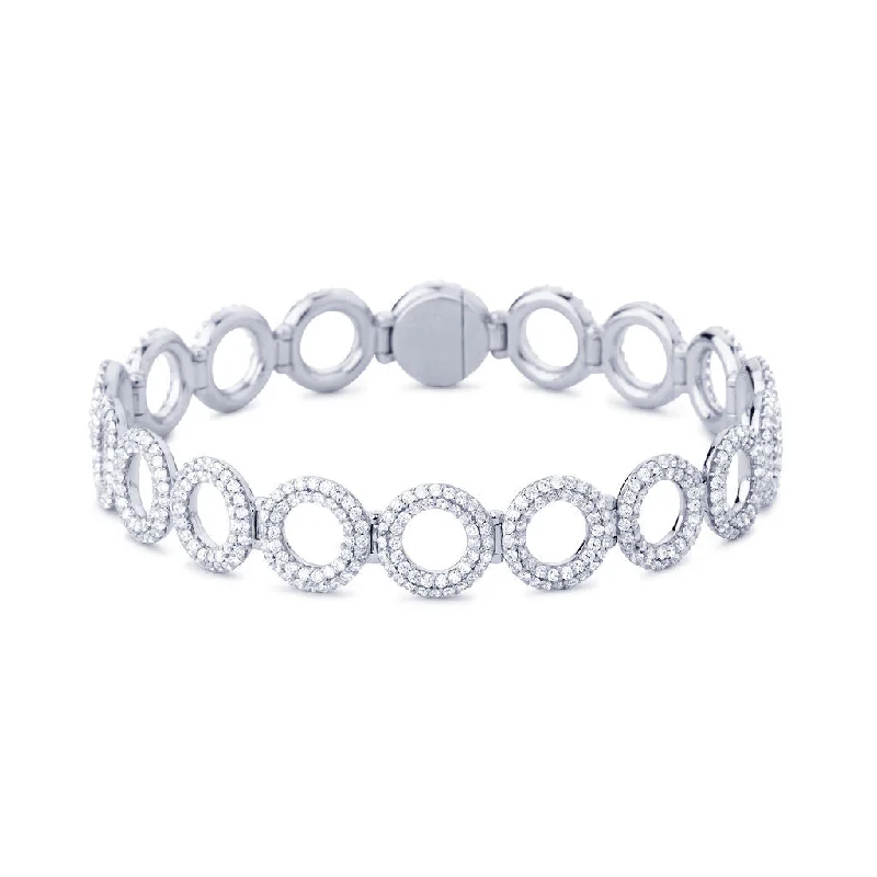 Matiné 18K Whitegold Bracelet w. 752 Diamonds