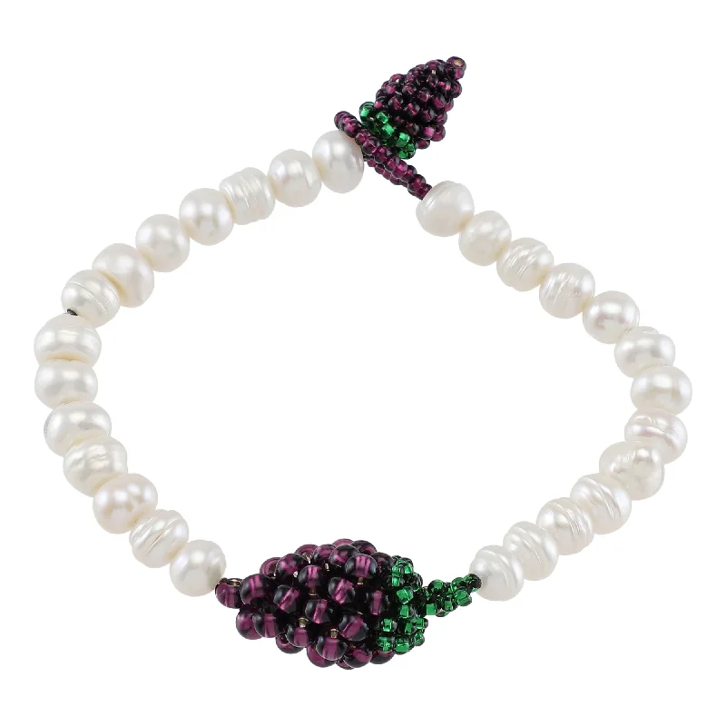 Pearly Grape Bracelet