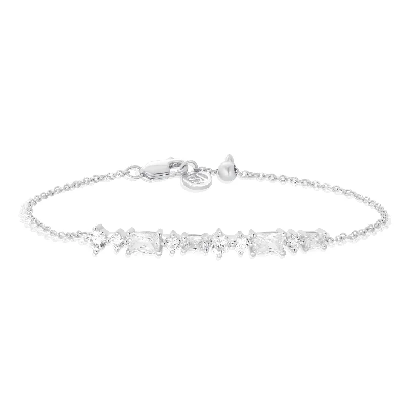 Ivrea Silver Bracelet w. Zirconias