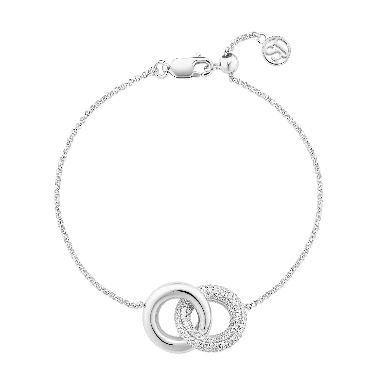 Carrara Silver Bracelet w. Zirconia